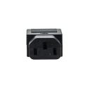 Bulgin IEC Connector C13 Straight Cable, 250V Voltage, 10A Current, Male, Screw Terminated PX0587