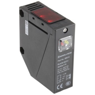Pepperl + Fuchs Retroreflective Photoelectric Sensor Block Sensor, 20 m Detection Range, Relay RLK39-55/31/35/40A/116