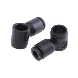 Legris LF3500 Series M5 x 0.8 Male Threaded-to-Tube Pneumatic Fitting 4mm Push-In Nickel Plated LF3500