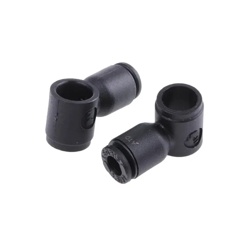 Legris LF3500 Series M5 x 0.8 Male Threaded-to-Tube Pneumatic Fitting 4mm Push-In Nickel Plated LF3500