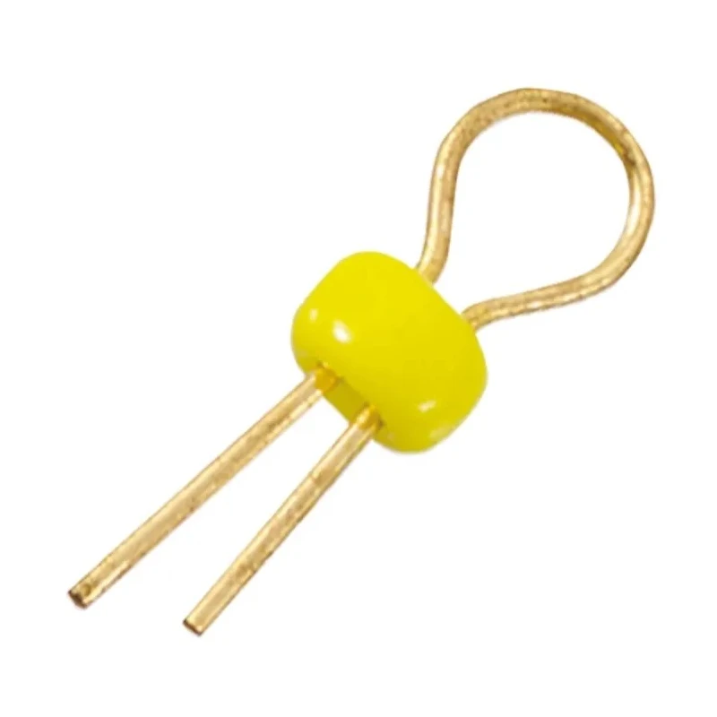 Mac 8 Yellow Insulated Terminal Post 1 mm Hole Diameter LC-2-GYELLOW