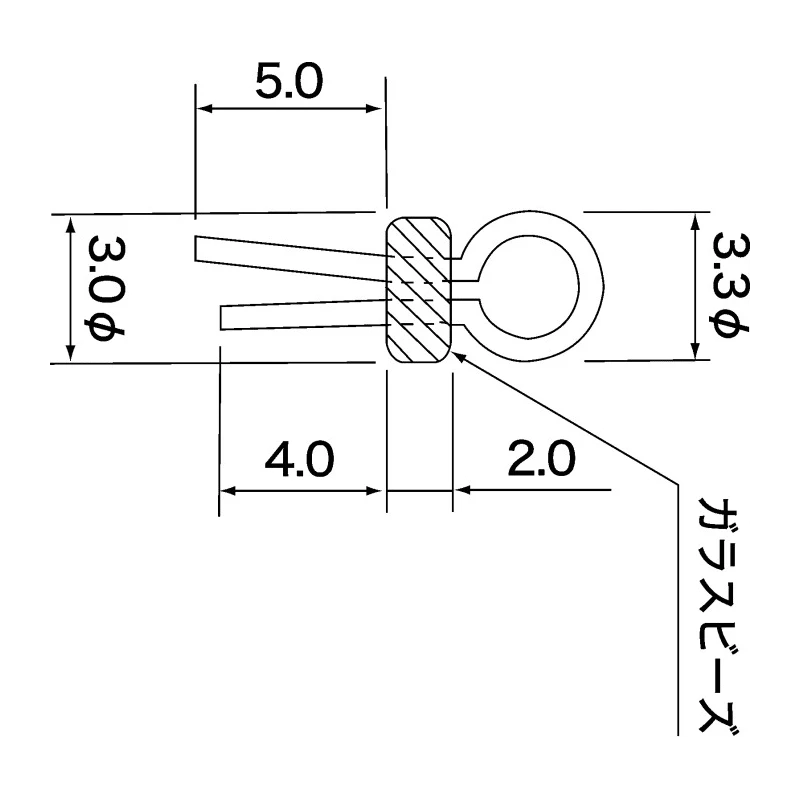 Mac 8 Yellow Insulated Terminal Post 1 mm Hole Diameter LC-2-GYELLOW