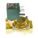 EMERSON ? ASCO 2 Port Normally Closed Brass Body Solenoid Valve 24V dc E238D002-077