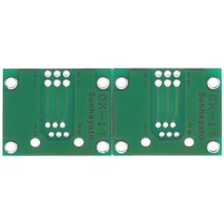 Sunhayato 12 Way 2 Extender Board Converter Board 60.96 mm Length FR4 Epoxy Glass Fabric Laminate CK-17