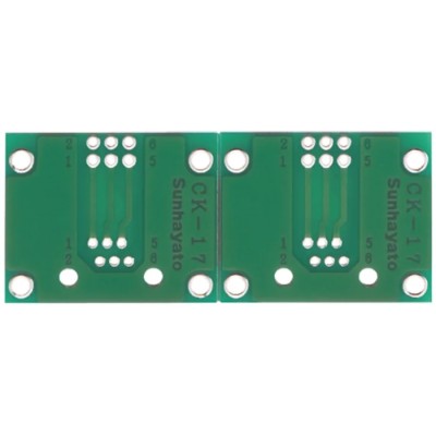 Sunhayato 12 Way 2 Extender Board Converter Board 60.96 mm Length FR4 Epoxy Glass Fabric Laminate CK-17