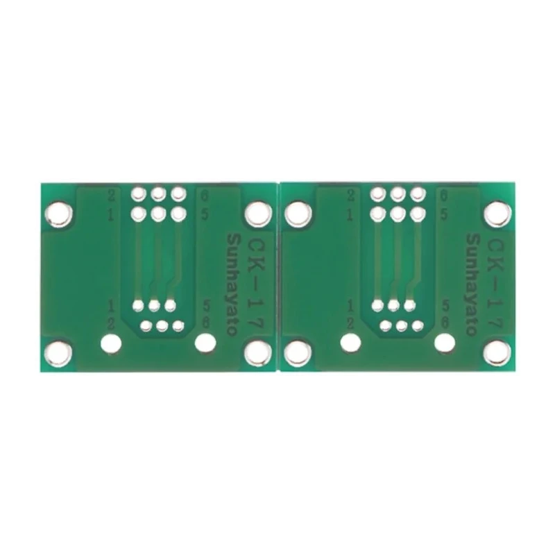 Sunhayato 12 Way 2 Extender Board Converter Board 60.96 mm Length FR4 Epoxy Glass Fabric Laminate CK-17