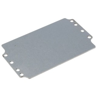 Rittal Steel Zinc Plated Slotted Mounting Plate 114mm Width 114mm Length for GA Series 9105700