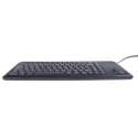 Cherry ML4400 Wired USB Compact Trackball Keyboard QWERTY UK Layout Black Industrial Grade G84-4400LPBGB-2