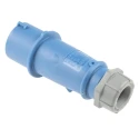 MENNEKES AM-TOP IP44 Blue Cable Mount 3P Straight Industrial Power Connector 16A 230V 