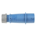 MENNEKES AM-TOP IP44 Blue Cable Mount 3P Straight Industrial Power Connector 16A 230V 