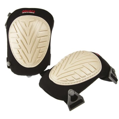 RS PRO Black Adjustable Gel-Padded Knee Pad with Buckle Attachment for Workplace Protection 465-9375