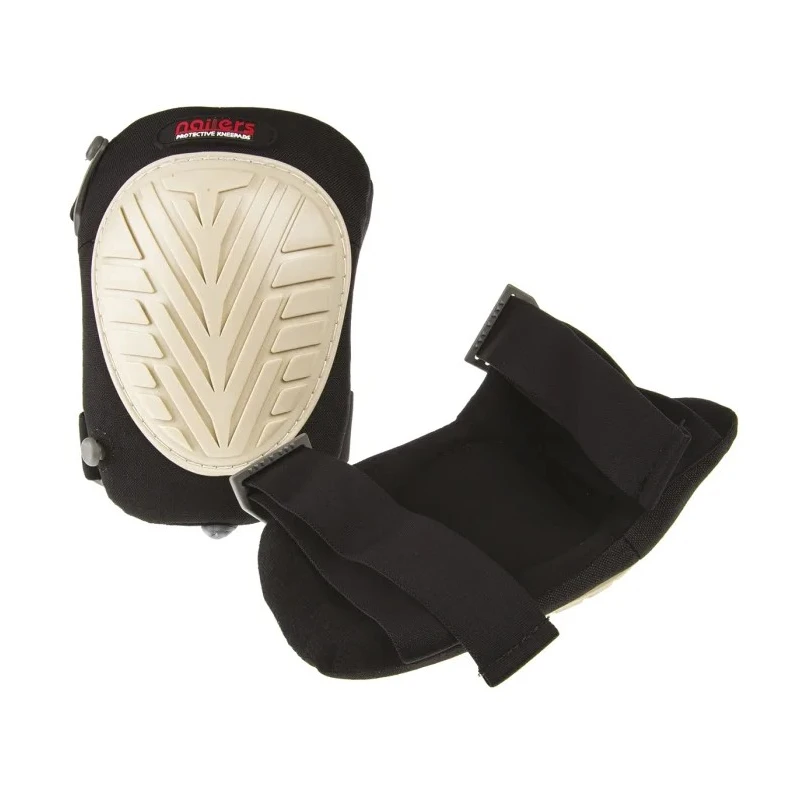 RS PRO Black Adjustable Gel-Padded Knee Pad with Buckle Attachment for Workplace Protection 465-9375