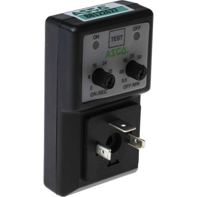 EMERSON ? ASCO Digital 1-Channel DIN Rail Time Switch 240V AC/DC Adjustable Pulse Generator 88122627