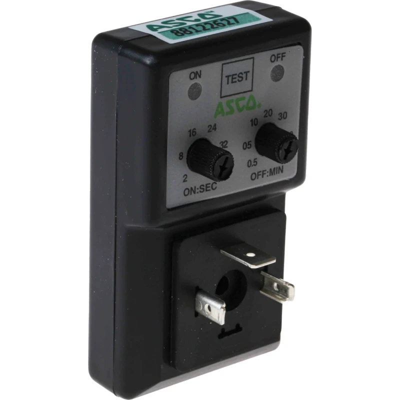 EMERSON ? ASCO Digital 1-Channel DIN Rail Time Switch 240V AC/DC Adjustable Pulse Generator 88122627