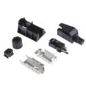 HARTING RJ Industrial Series RJ45 Connector Male Cable Cat5 Shielded Straight 1 Port 4 Way 09451511100