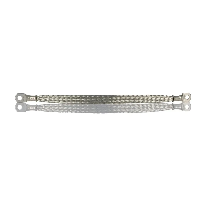 RS PRO Braided Wire M5 Stud Size, 0.2 mm Diameter, 0.2 m Length, Tin Copper Wire BS4109, BS EN 13602:2002 489-191
