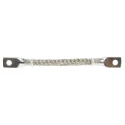 RS PRO Braided Wire, Tin Copper Wire, 10.05 mm² Cross Sectional Area, M5 Stud Size, 16 x 20 x 0.2 mm, 0.1 m Length 489-197
