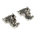 MH Connectors MHTRI-M Series ABS Angled Straight D-Sub Backshell 9 Way Strain Relief MHTRI-09-M-K