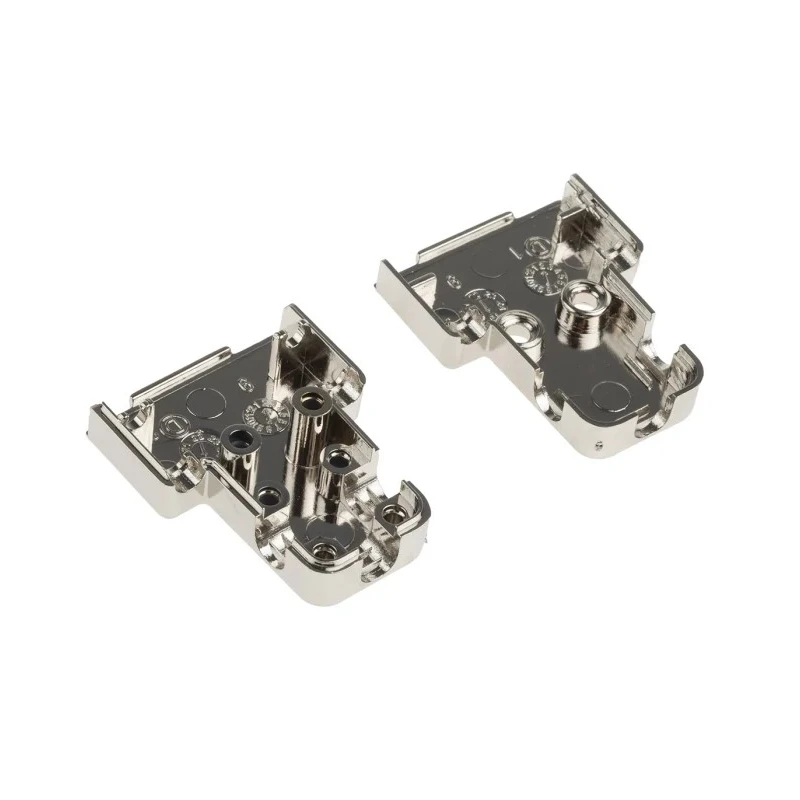 MH Connectors MHTRI-M Series ABS Angled Straight D-Sub Backshell 9 Way Strain Relief MHTRI-09-M-K