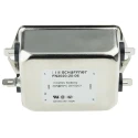 Schaffner Chassis Mount EMI Filter 20A 250V ac/dc 400Hz Fast-On 1 Phase FN2020