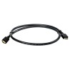 Belden High Speed Ethernet Capable 1 m Male to Male HDMI Cable Black HDE001MB
