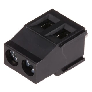 Phoenix Contact MKDSN 2.5/ 2 HT BK Series PCB Terminal Block 2-Contact 5 mm Pitch Through Hole Solder 1985920