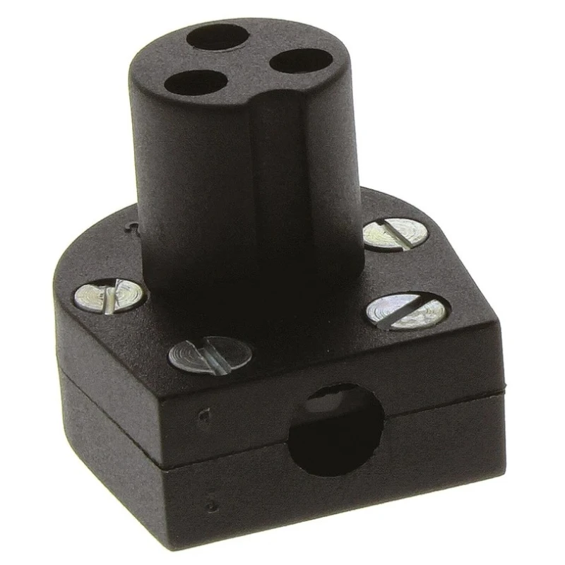 Bulgin Miniature Power Connector Panel Mount Solder Brass Contacts Female 250V AC 3A PX0430/SE