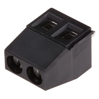 Phoenix Contact MKDS 1.5/2 HT BK Series PCB Terminal Block, 2-Contact, 5 mm Pitch, Through Hole Mount, 320V, 17.5A 1985881