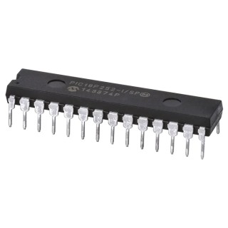 Microchip 8 bit PIC PIC18F Microcontroller 40 MHz 32kB FLASH 28-Pin SPDIP PIC18F252-I/SP