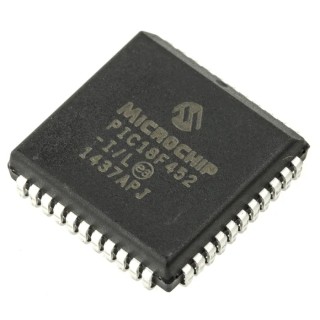 Microchip 8 bit PIC PIC18F Microcontroller 40 MHz 32kB FLASH 44-Pin PLCC PIC18F452-I/L