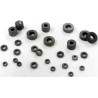 Fair-Rite Ferrite Ring Toroid Core 6.35 mm Height 13.2 mm Inside Diameter 21 mm Outside Diameter 5961000601