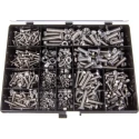 RS PRO Stainless Steel 624 Piece Hex Drive Screw Bolt Nut Kit Set Screw M6 M8 M10 M12 DIN 933 DIN 934 20-50mm 466-7720