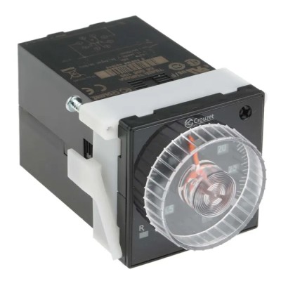 Crouzet TMR 48 A Series Timer Relay, 2-Contact DPDT, 12 to 240 V DC, 230 V AC, ON Delay, 0.02 to 300 s/min/h 88886106
