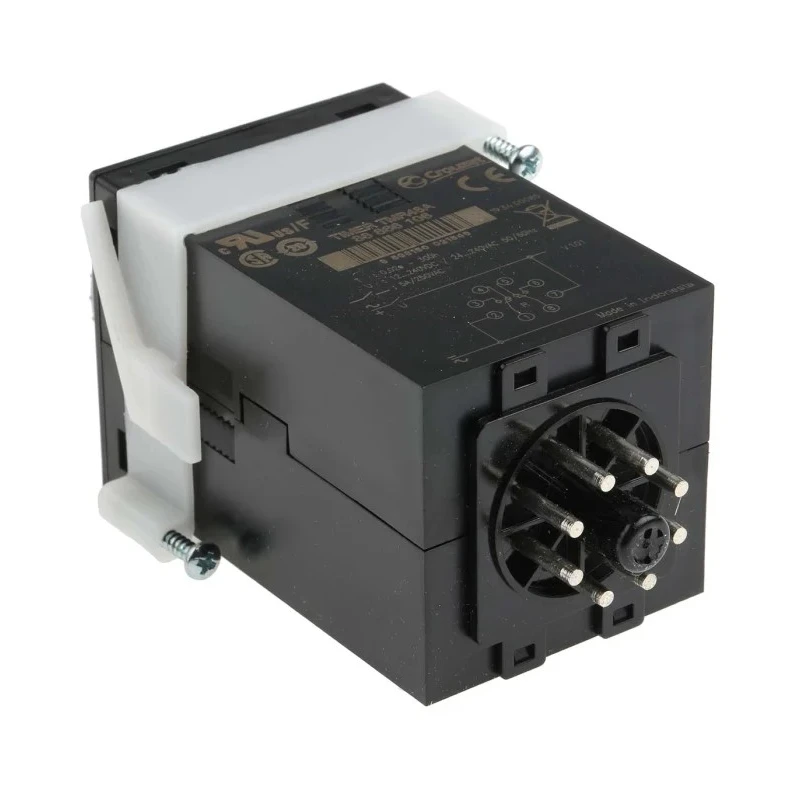 Crouzet TMR 48 A Series Timer Relay, 2-Contact DPDT, 12 to 240 V DC, 230 V AC, ON Delay, 0.02 to 300 s/min/h 88886106