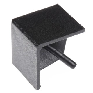 Bosch Rexroth Grey Black Corner Bracket Cap for R30 x 30, R20 x 20 Strut Profile, 8, 6 Groove 3842548720