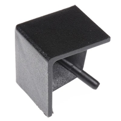 Bosch Rexroth Grey Black Corner Bracket Cap for R30 x 30, R20 x 20 Strut Profile, 8, 6 Groove 3842548720