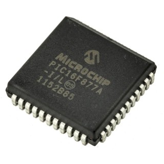 Microchip 8 bit PIC Microcontroller 20 MHz 14.3 kB Flash 256B RAM 44-Pin PLCC PIC16F877A-I/L