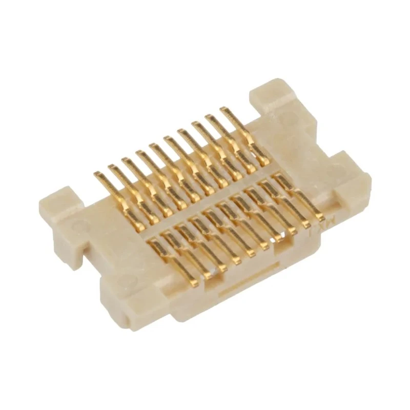 Molex SlimStack Series Straight Surface PCB Socket 20-Contact 2 Row 0.5 mm Pitch 50V 500mA 52991-0208