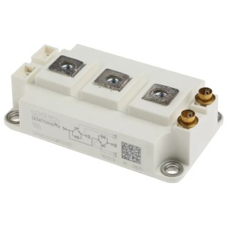 Semikron Danfoss N-Channel IGBT Module, 200 A, 1200 V, 3-Pin SEMITRANS Panel Mount SKM200GB125D