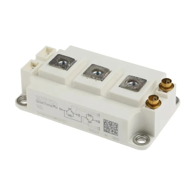 Semikron Danfoss N-Channel IGBT Module, 200 A, 1200 V, 3-Pin SEMITRANS Panel Mount SKM200GB125D