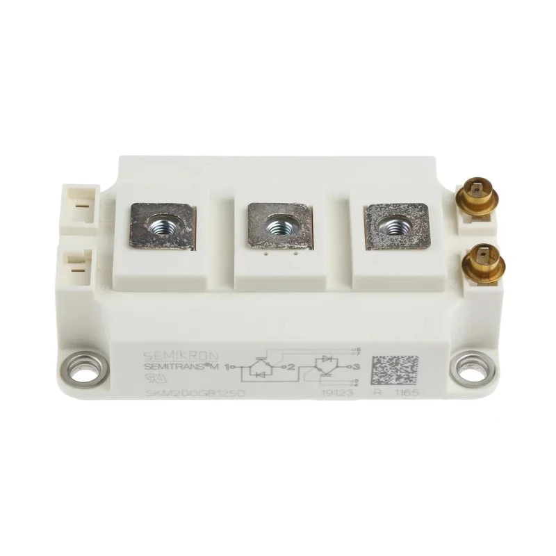 Semikron Danfoss N-Channel IGBT Module, 200 A, 1200 V, 3-Pin SEMITRANS Panel Mount SKM200GB125D
