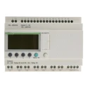 Schneider Electric Zelio Logic Series Logic Module, 16-Input Discrete Input, 10 Relay Outputs, DIN Rail Mount, SR3B261FU