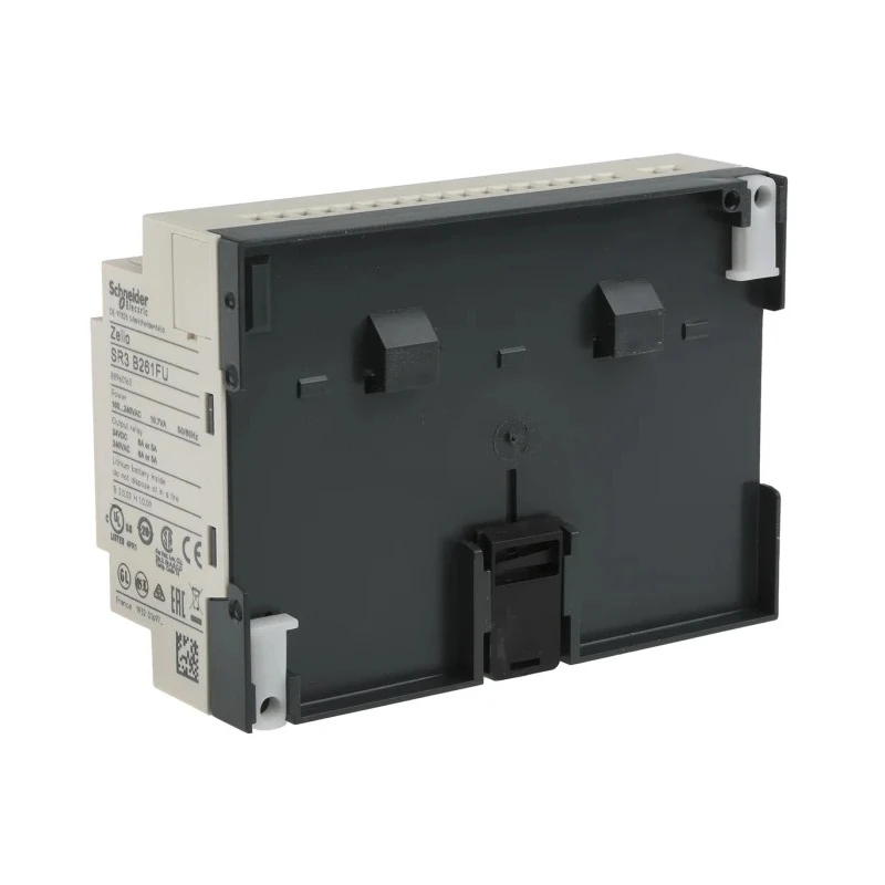 Schneider Electric Zelio Logic Series Logic Module, 16-Input Discrete Input, 10 Relay Outputs, DIN Rail Mount, SR3B261FU