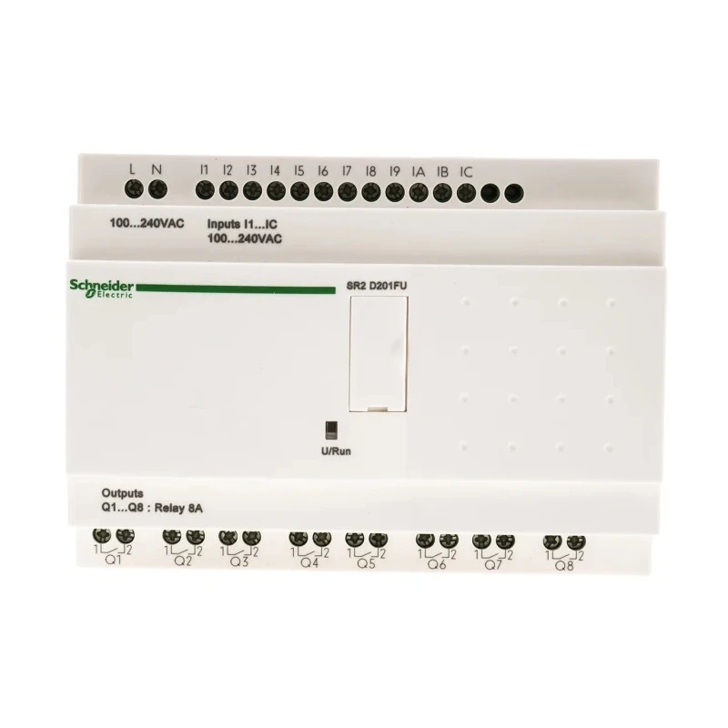 Schneider Electric Zelio Logic Series Logic Module 12-Input Discrete Input 8 Relay Outputs SR2D201FU