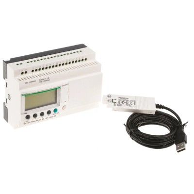 Schneider Electric Zelio Logic 2 Series PLC CPU, 16-Input, Analogue and Digital Input, 10 Outputs, Relay Output SR3PACK2FU