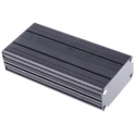 RS PRO Black Anodised Aluminium Instrument Case 40 mm Height, 165 mm Length, 81.4 mm Width 468-6759