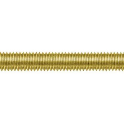 RS PRO Plain Brass Threaded Rod, M4, 1 m, CZ121 Leaded Brass, Fully Threaded, DIN 976 Standard 468-7083