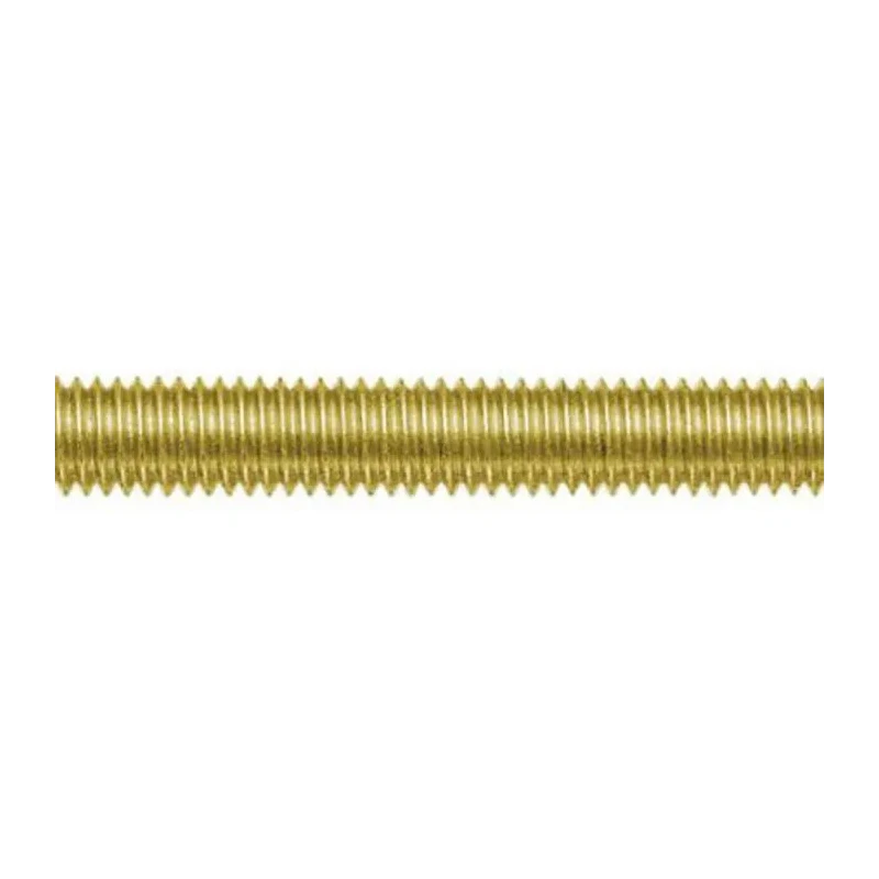 RS PRO Plain Brass Threaded Rod, M4, 1 m, CZ121 Leaded Brass, Fully Threaded, DIN 976 Standard 468-7083