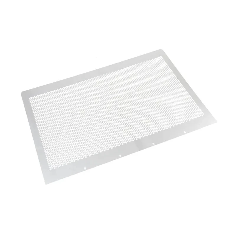 nVent SCHROFF Aluminium Perforated Cover Rack Panel 280mm, Clear Chromate Finish, Model 30860511