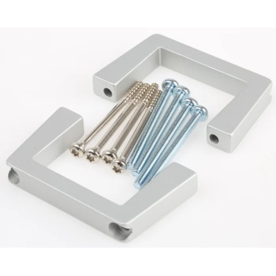 nVent SCHROFF Aluminium Front Handle for Use with 19 in Desktop Case 2U 20860-257